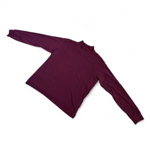 Uniqlo - Purple / Maroon Half Turtleneck Top